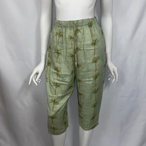 VINTAGE palm tree pants